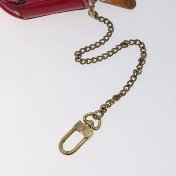 LOUIS VUITTON Vernis Rose Porte Monnaie Chapeau Coin Purse - Picture 8 of 16